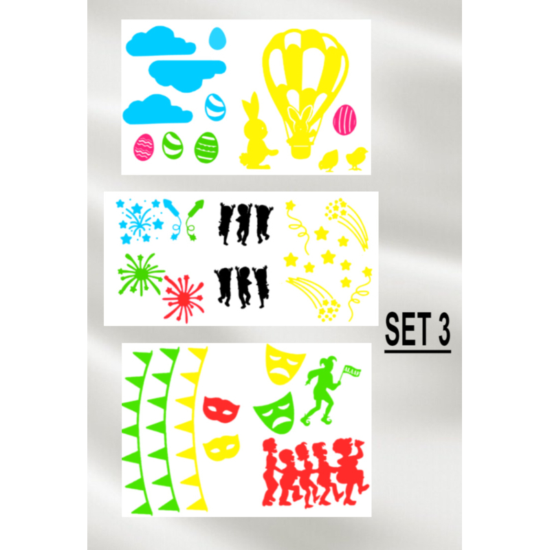 Feestdagen 2 - raamsticker